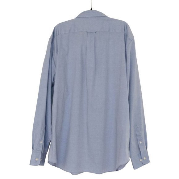 SOLD Nautica Men's Slim Fit Long Sleeve Blue Shirt XXL - Picture 2 of 4
